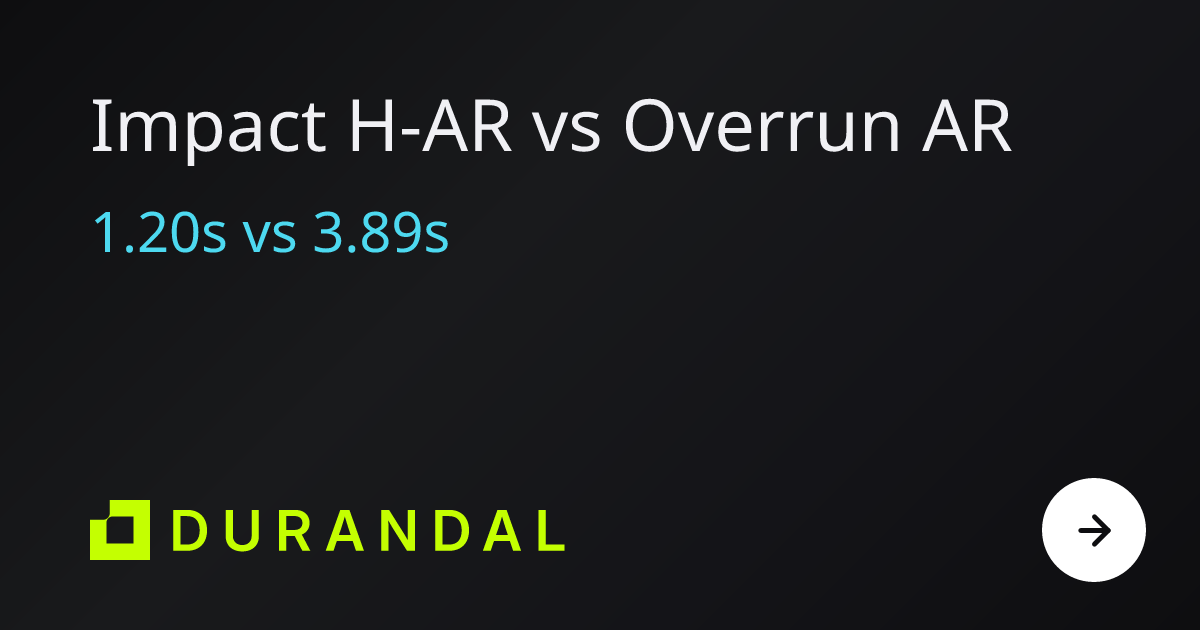 Impact H-AR vs Overrun AR in Marathon — TTK Comparison | Durandal.gg