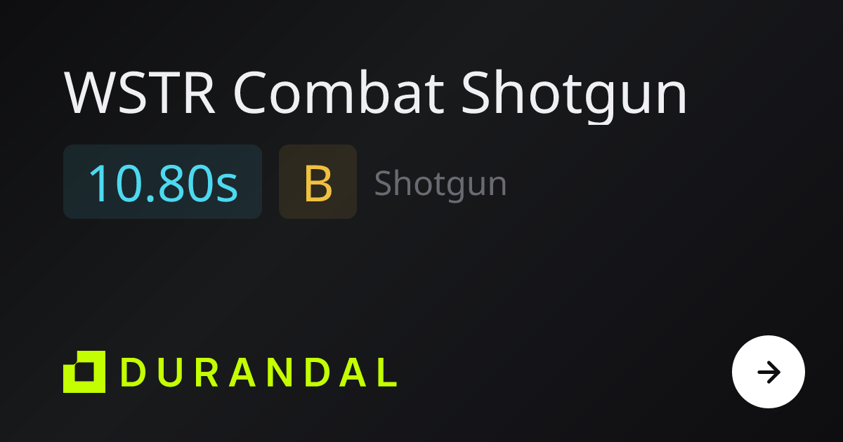 WSTR Combat Shotgun TTK & Stats in Marathon (Launch March 2026 ...